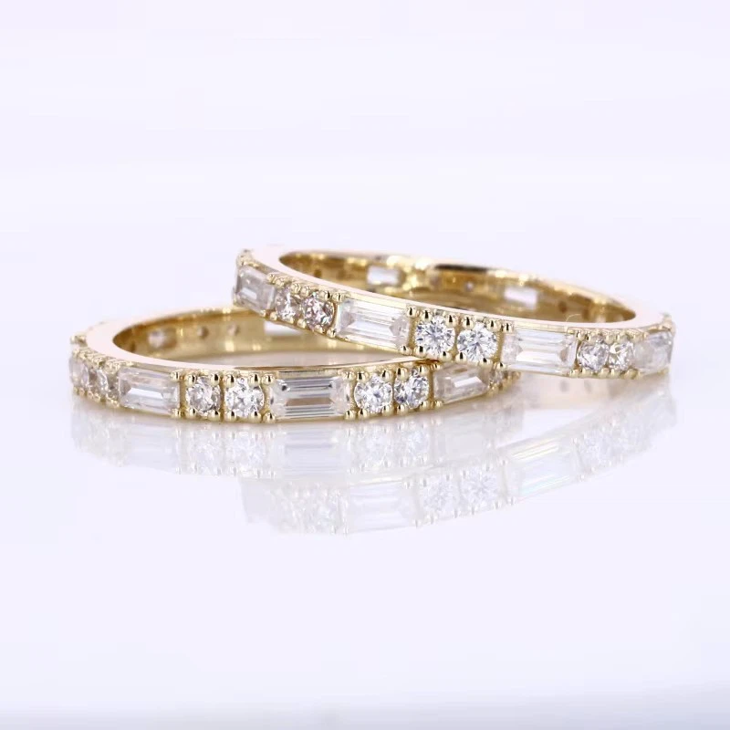 14K Gold Moissanite Wedding Ring best