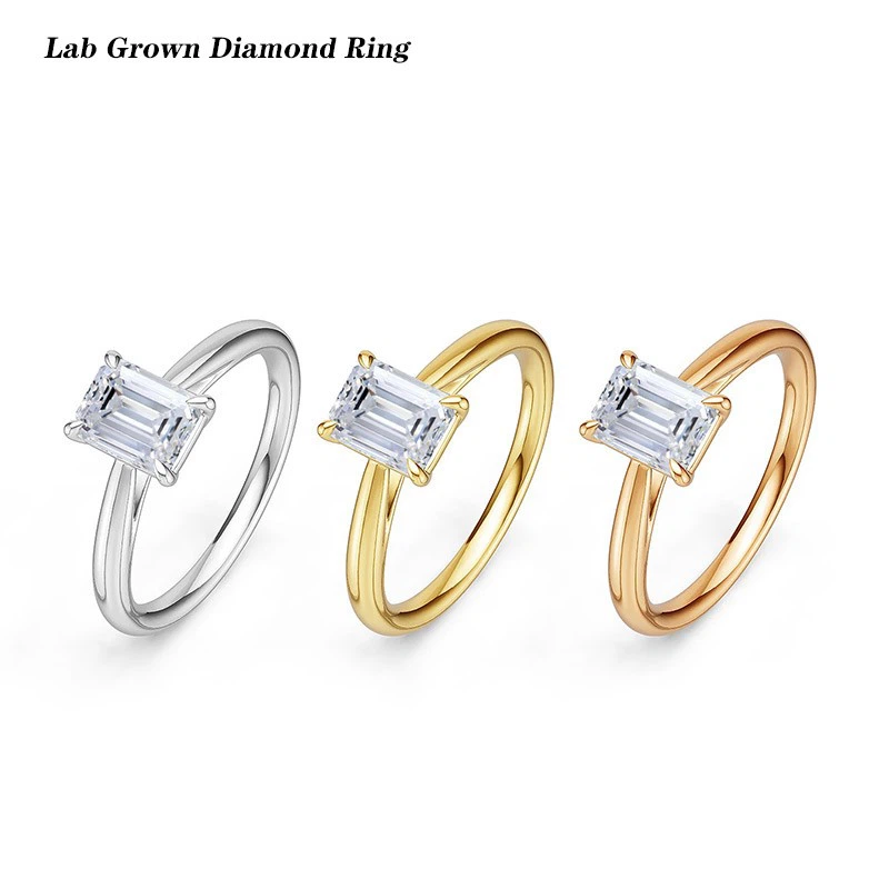 1ct IGI Certified Lab Grown Diamond Engagement Ring factory
