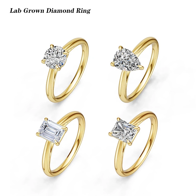 1ct IGI Certified Lab Grown Diamond Engagement Ring