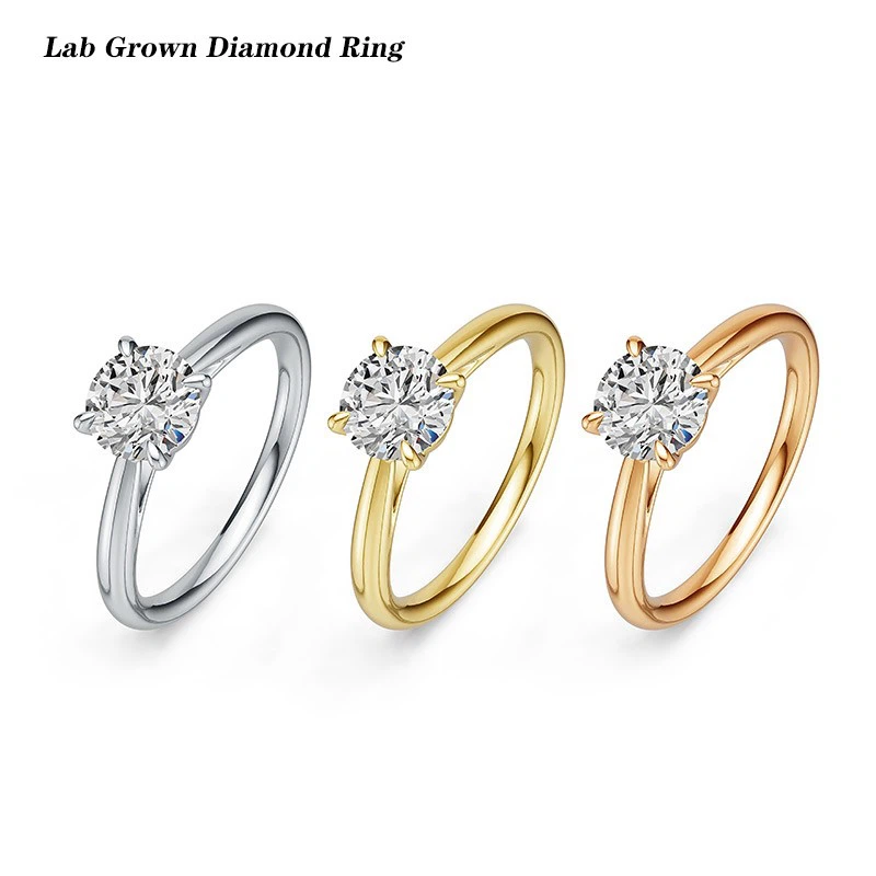 1ct IGI Certified Lab Grown Diamond Engagement Ring high quality