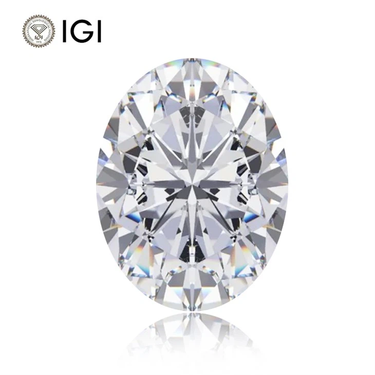2 Carat Lab Grown Diamond Oval with IGI Certificate