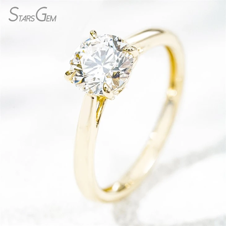2 Carat Lab Grown Engagement Ring