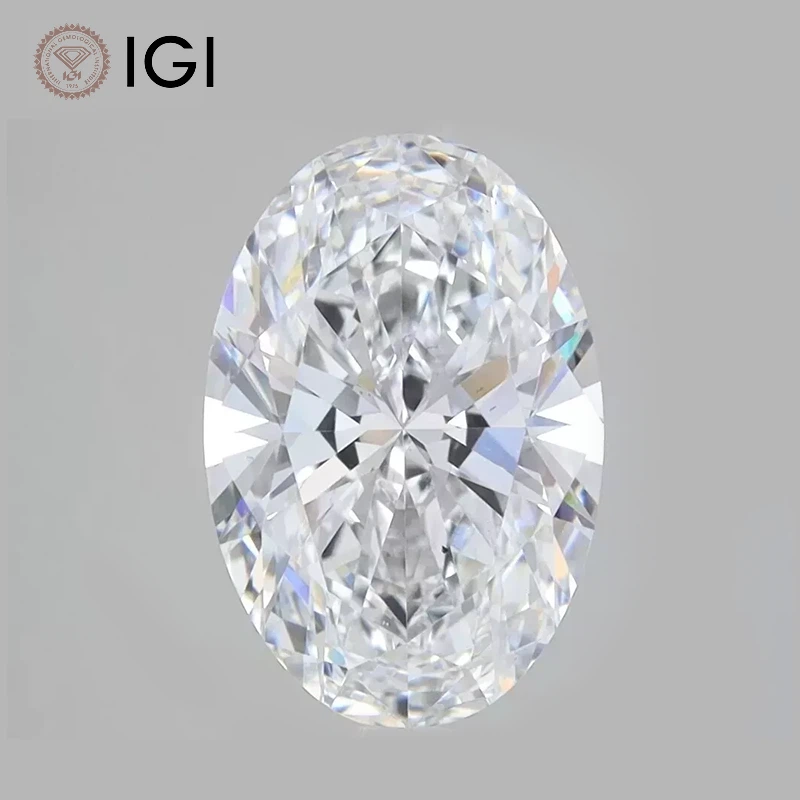 IGI Certified Lab Oval Diamond