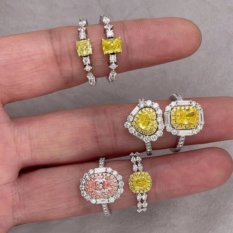 Lab Created Colored Diamond With IGI Certiticates factory