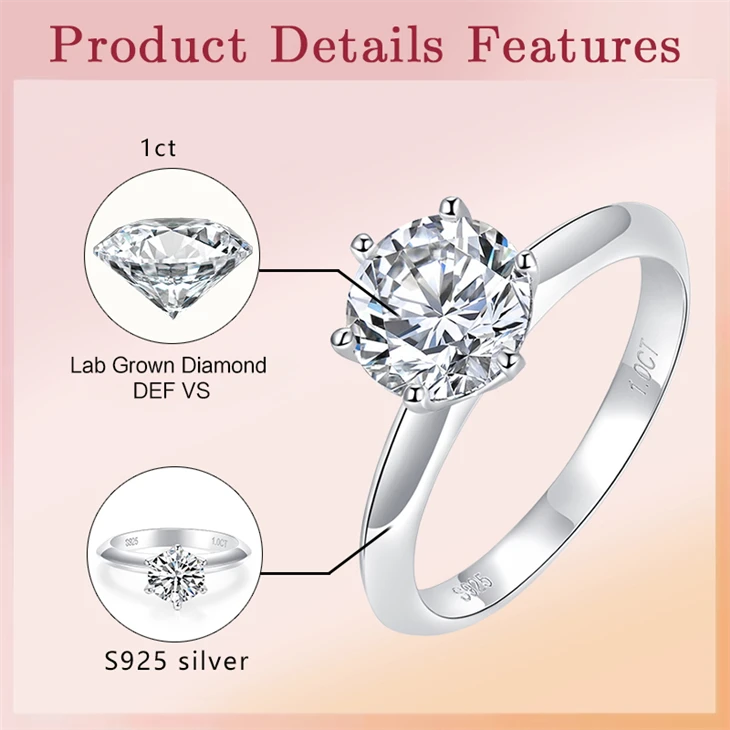 Lab Created Diamond Engagement Rings