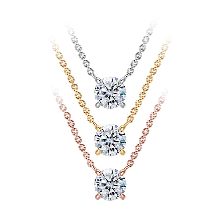Lab Created Diamond Pendant Necklace