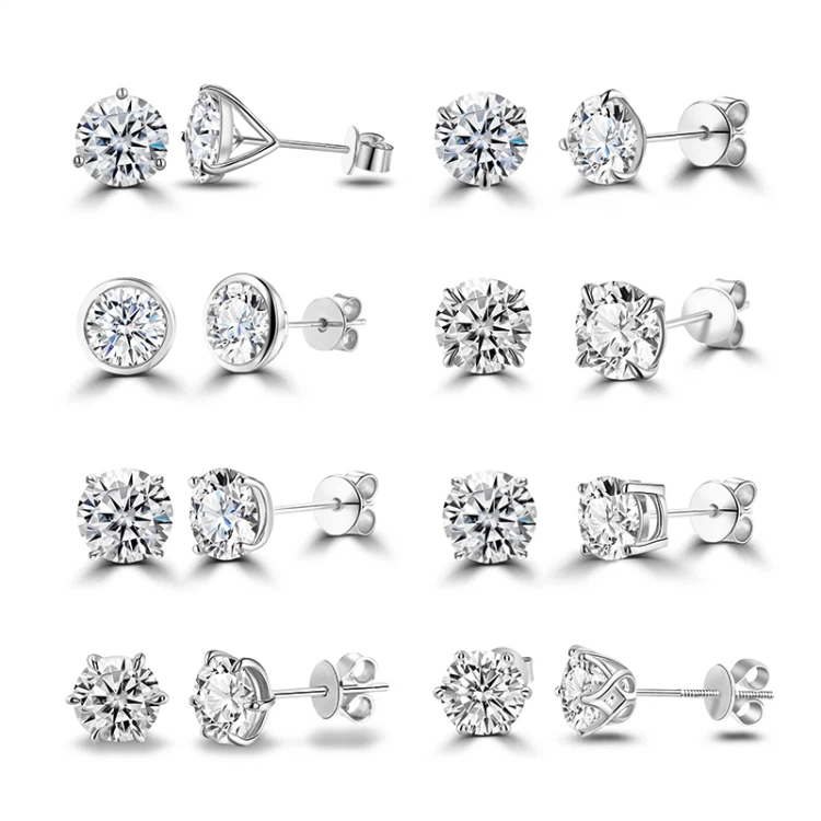 Lab Diamond Stud Gold Earrings best
