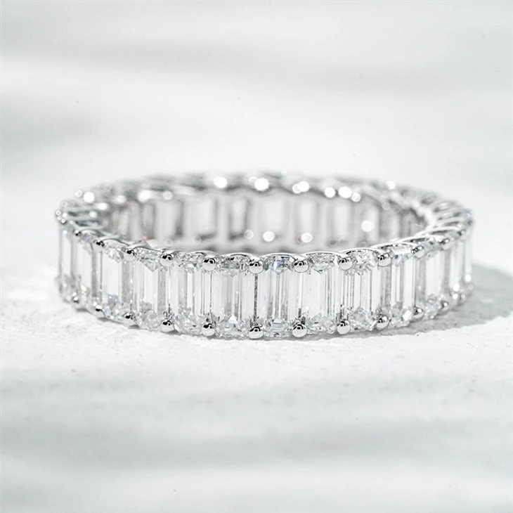 Lab Grown Diamond Gold Wedding Band high quality