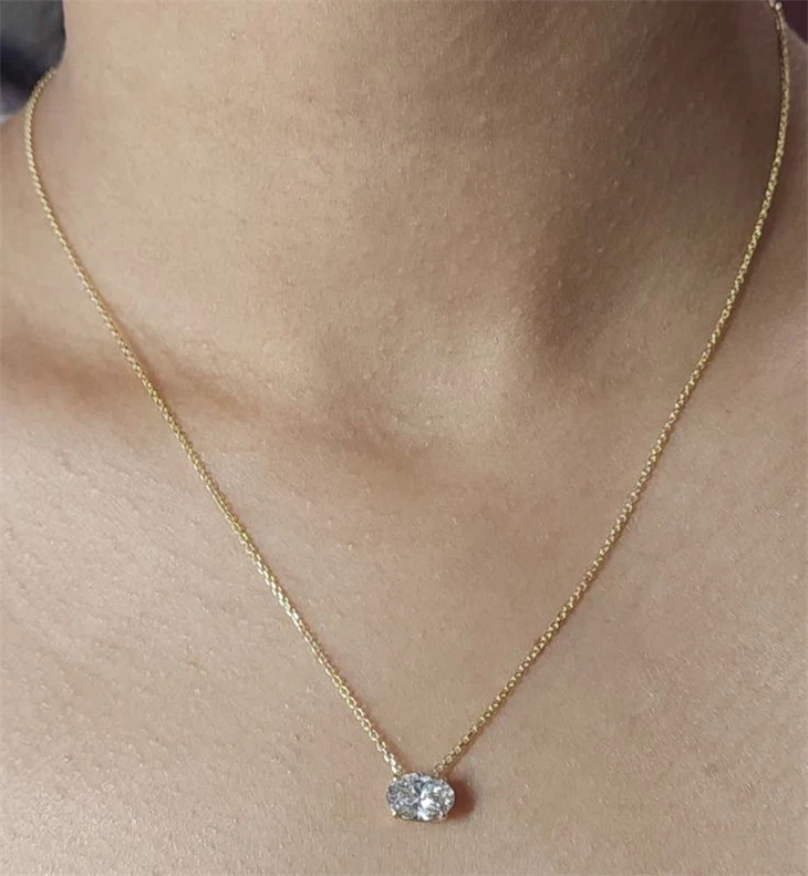 Lab Grown Diamond Pendant Necklace