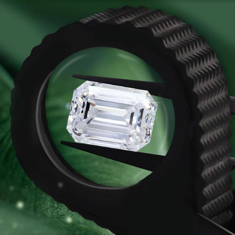Lab Grown Emerald Cut Diamond high quality