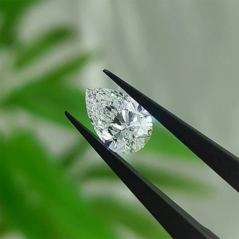Lab Grown Pear Diamond With IGI Certificate