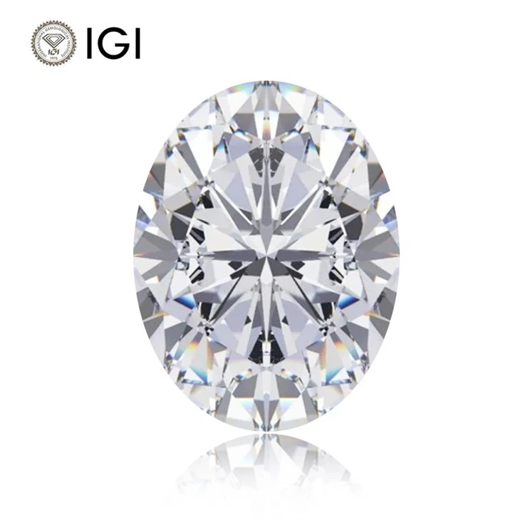Lab Oval Diamond With IGI Certificate