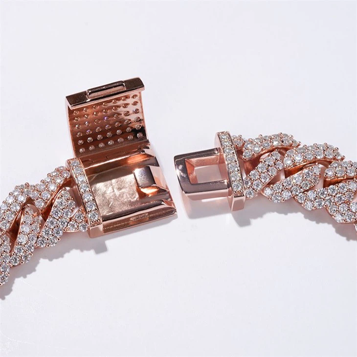 Moissanite Diamond Cuban Necklace