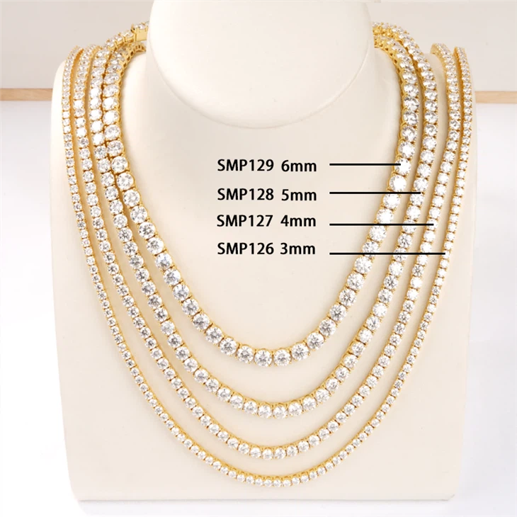 Moissanite Tennis Necklace
