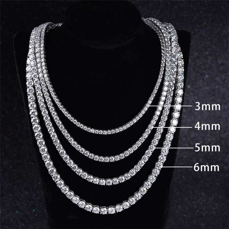 Moissanite Tennis Necklace