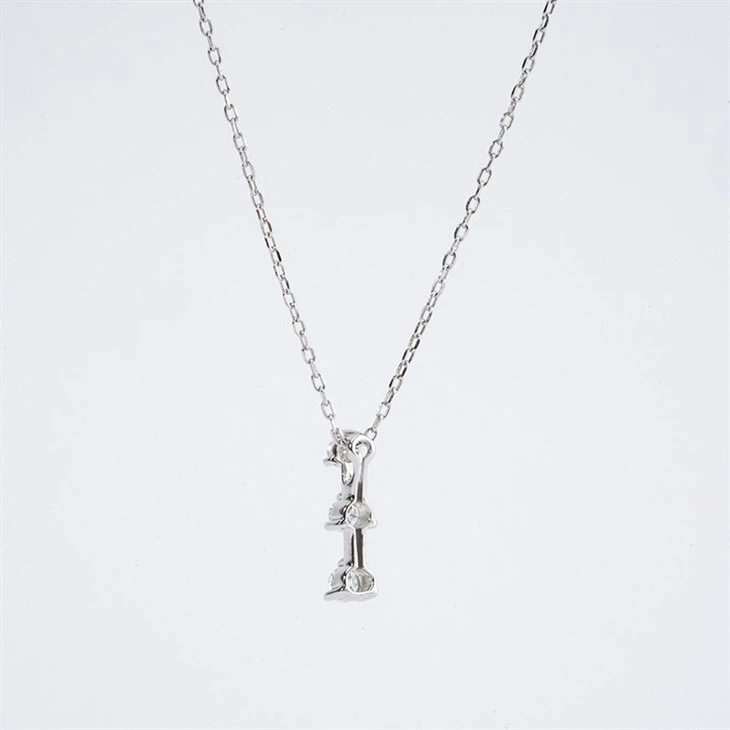 S925 Silver Necklace Moissanite
