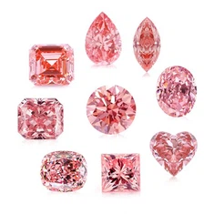 Lab Created Pink Diamond with IGI Certiticates