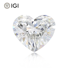 Lab Grown Heart Shaped Diamond with IGI Certificate