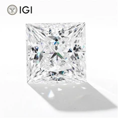 Princess Cut IGI Certified Lab Grown Diamond